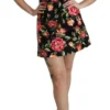 Dolce & Gabbana Women's Elegant Floral Lace A-Line Mini Dress
