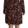 Dolce & Gabbana Women's Floral A-Line Viscose Knee Length Dress