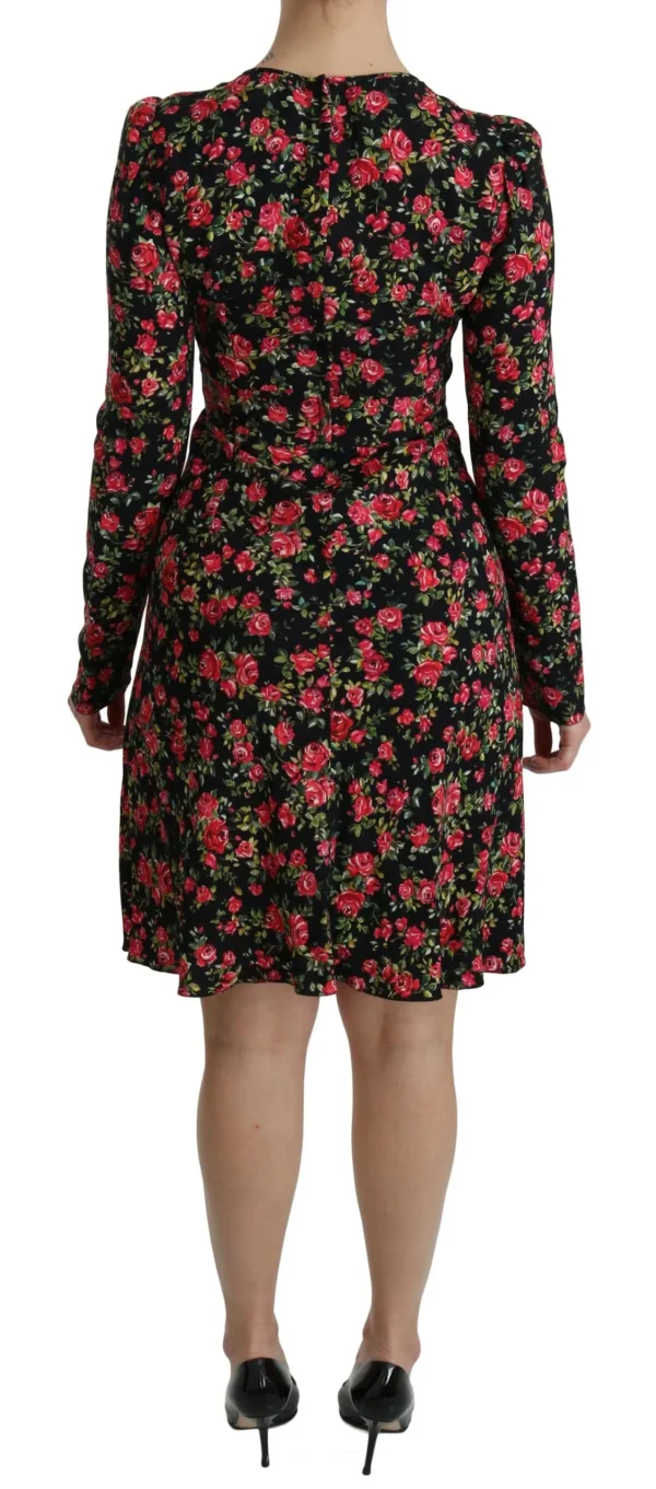 Dolce & Gabbana Women's Floral A-Line Viscose Knee Length Dress