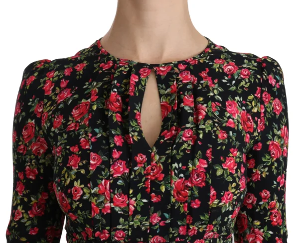 Dolce & Gabbana Women's Floral A-Line Viscose Knee Length Dress