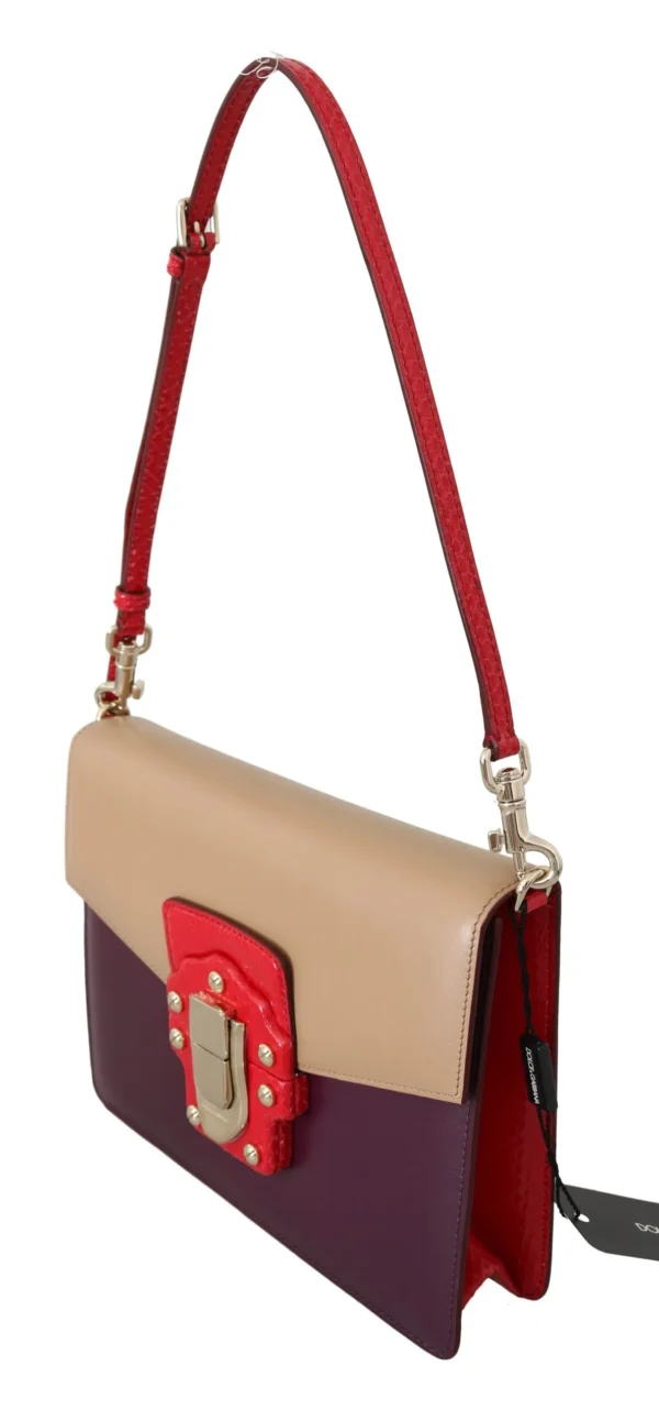Dolce & Gabbana Women's Exquisite LUCIA Leather Shoulder Bag