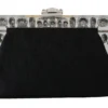 Dolce & Gabbana Women's Elegant Black Crystal Evening Clutch Bag