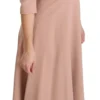 Dolce & Gabbana Women's Elegant Light Pink A-Line Knee Length Dress