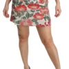 Dolce & Gabbana Women's Elegant White Floral High Waist Skirt