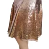 Dolce & Gabbana Women's Gold Sequined High Waist Skirt