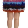 Dolce & Gabbana Women's Chic Feather Embellished High Waist Skirt