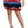 Dolce & Gabbana Women's Chic Feather Embellished High Waist Skirt