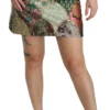 Dolce & Gabbana Women's Vibrant Floral Jacquard Designer Skirt
