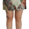 Dolce & Gabbana Women's Vibrant Floral Jacquard Designer Skirt