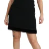 Dolce & Gabbana Women's Elegant High-Waist Black Skirt