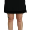 Dolce & Gabbana Women's Elegant High-Waist Black Skirt
