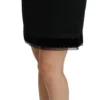 Dolce & Gabbana Women's Elegant High-Waist Black Skirt