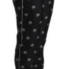 Dolce & Gabbana Women's Elegant Mid Waist Skinny Silk Pants