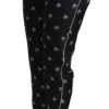 Dolce & Gabbana Women's Elegant Mid Waist Skinny Silk Pants