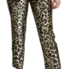 Dolce & Gabbana Women's Chic High Waist Leopard Sequin Pants