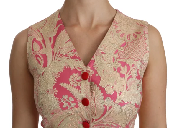 Dolce & Gabbana Women's Elegant Silk Blend V-Neck Vest Top