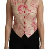 Dolce & Gabbana Women's Elegant Silk Blend V-Neck Vest Top