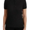 Dolce & Gabbana Women's Elegant Black Dotted Polo Shirt
