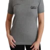 Dolce & Gabbana Women's Chic Gray Amore Patch Crewneck Tee