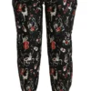 Dolce & Gabbana Women's Sleek Silk Slim-Fit Mid-Waist Pants