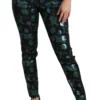 Dolce & Gabbana Women's Floral High Waist Skinny Trousers