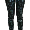 Dolce & Gabbana Women's Floral High Waist Skinny Trousers