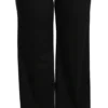 Dolce & Gabbana Women's Elegant High Waist Flared Cashmere Pants