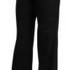 Dolce & Gabbana Women's Elegant High Waist Flared Cashmere Pants