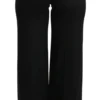 Dolce & Gabbana Women's Elegant High Waist Flared Cashmere Pants