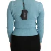 Dolce & Gabbana Women's Queen Heart Beaded Wool Sweater