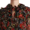 Dolce & Gabbana Women's Elegant Floral Silk Long Sleeve Blouse