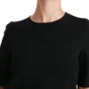 Dolce & Gabbana Women's Elegant Black Stretch Blouse Top