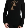 Dolce & Gabbana Women's Elegant Virgin Wool Gold Tassel Sweater