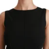 Dolce & Gabbana Women's Elegant Knee-Length Sheath Dress in Black