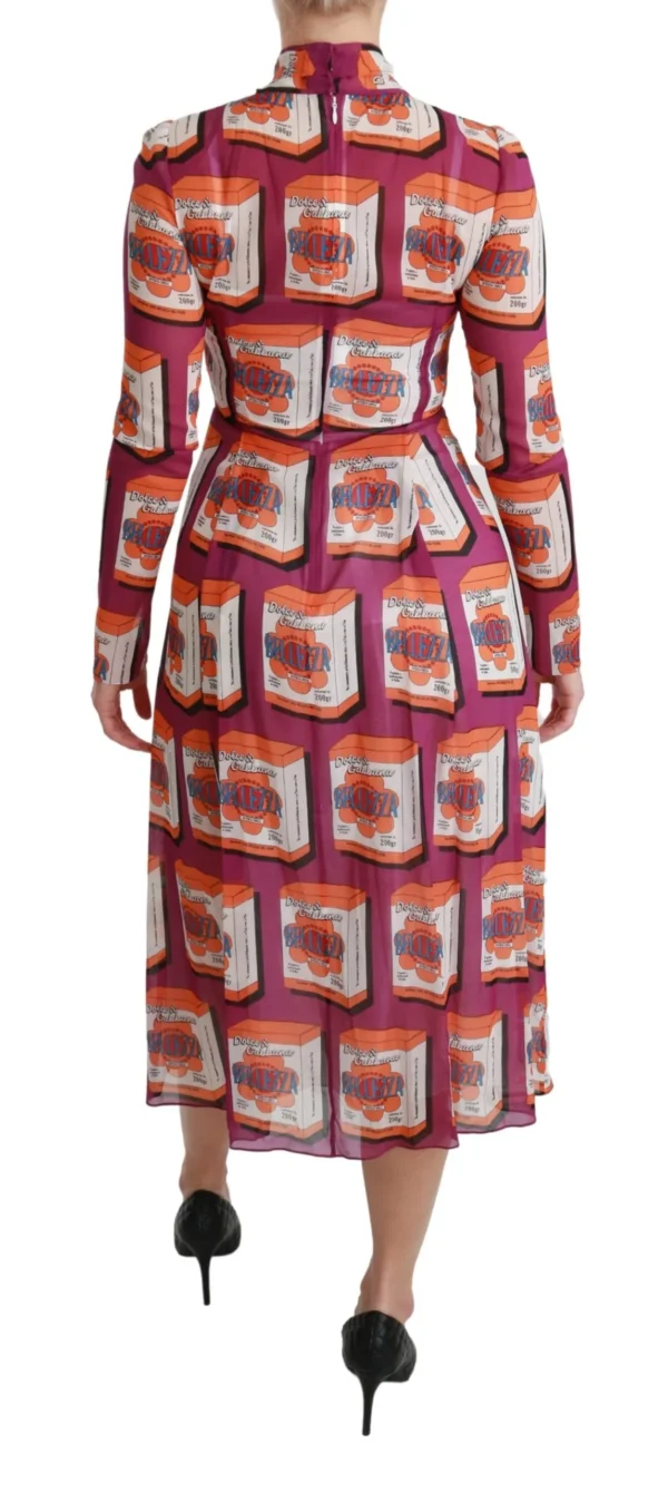 Dolce & Gabbana Women's Elegant Bellezza Print Silk Maxi Dress