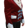 Dolce & Gabbana Women's Opulent Red Baroque Detail Blazer