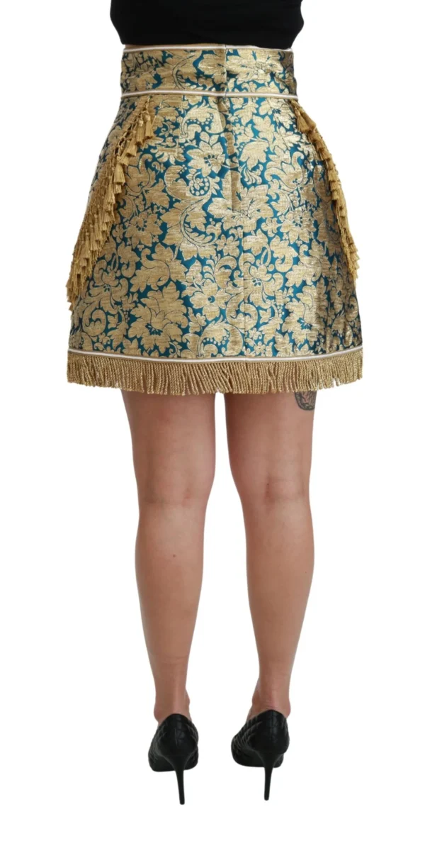 Dolce & Gabbana Women's Elevate Your Wardrobe with Our Exquisite Gold Skirt