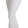Dolce & Gabbana Women's Chic Flared Mid Waist Embroidered Pants