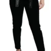 Dolce & Gabbana Women's Chic Mid Waist Skinny Corduroy Jeans