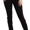 Dolce & Gabbana Women's Chic High Waist Skinny Pants in Black