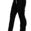 Dolce & Gabbana Women's Elegant High Waist Wool Blend Pants