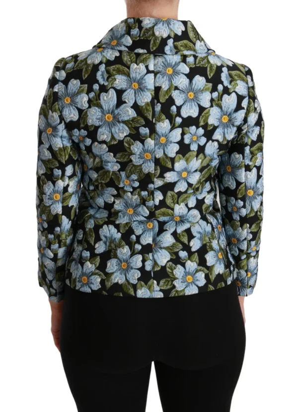 Dolce & Gabbana Women's Elegant Floral Brocade Blazer Coat Jacket