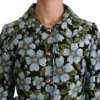 Dolce & Gabbana Women's Elegant Floral Brocade Blazer Coat Jacket