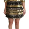 Dolce & Gabbana Women's Elegant Sheath Mini Leopard Dress