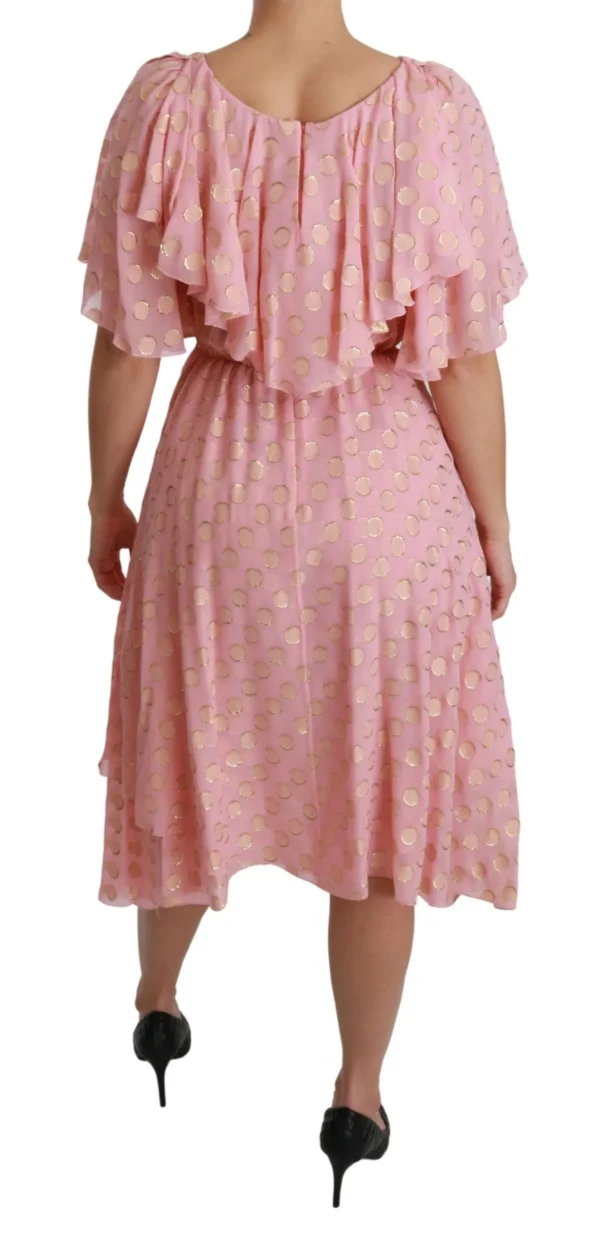 Dolce & Gabbana Women's Elegant Pleated Midi A-Line Dress
