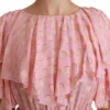 Dolce & Gabbana Women's Elegant Pleated Midi A-Line Dress
