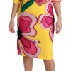 Dolce & Gabbana Women's Sunshine Bloom Sheath Knee-Length Dress