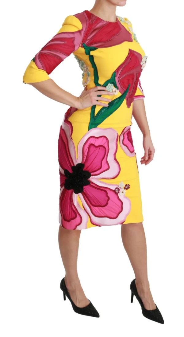 Dolce & Gabbana Women's Sunshine Bloom Sheath Knee-Length Dress