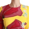 Dolce & Gabbana Women's Sunshine Bloom Sheath Knee-Length Dress