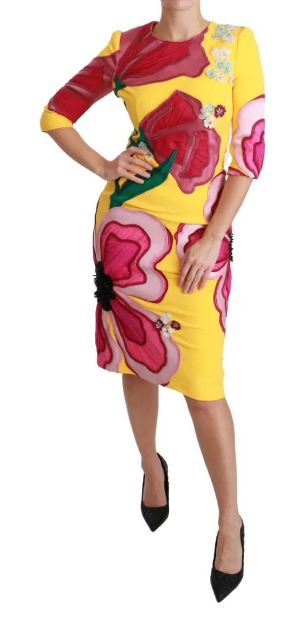 Dolce & Gabbana Women's Sunshine Bloom Sheath Knee-Length Dress